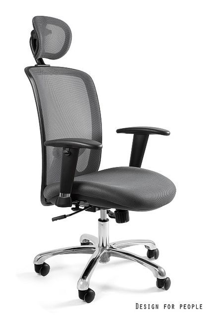 Fotel Unique biurowy EXPANDER szary 1 szt