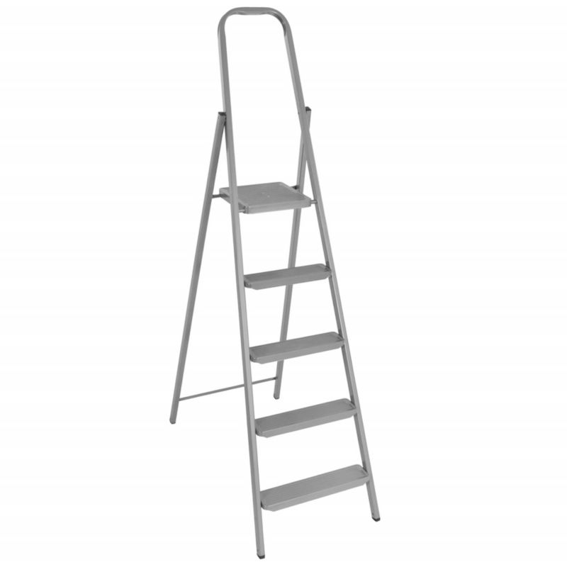 Drabina składana, wielofunkcyjna Springos wys.167 cm schodki stalowe 5-stopniowe do 150kg 1 szt.