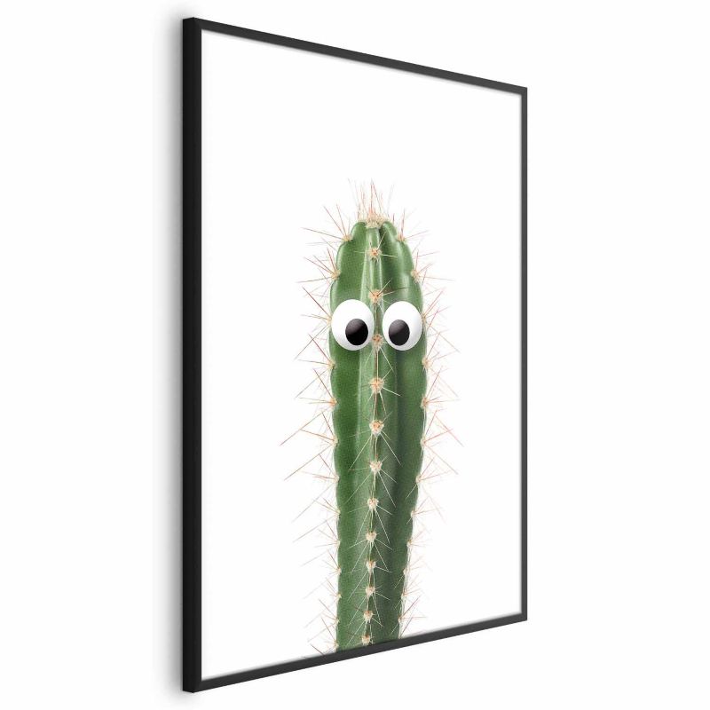 Plakat Artgeist Żywy kaktus 21x30 cm z ramą czarną 1 szt