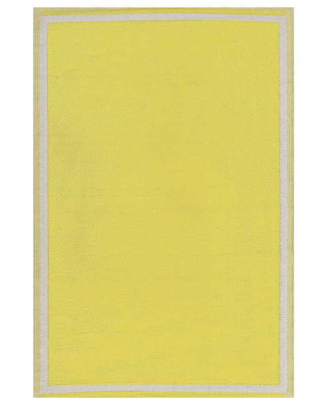 Dywan zewnętrzny 120 x 180 cm żółty Etawah 1 szt.