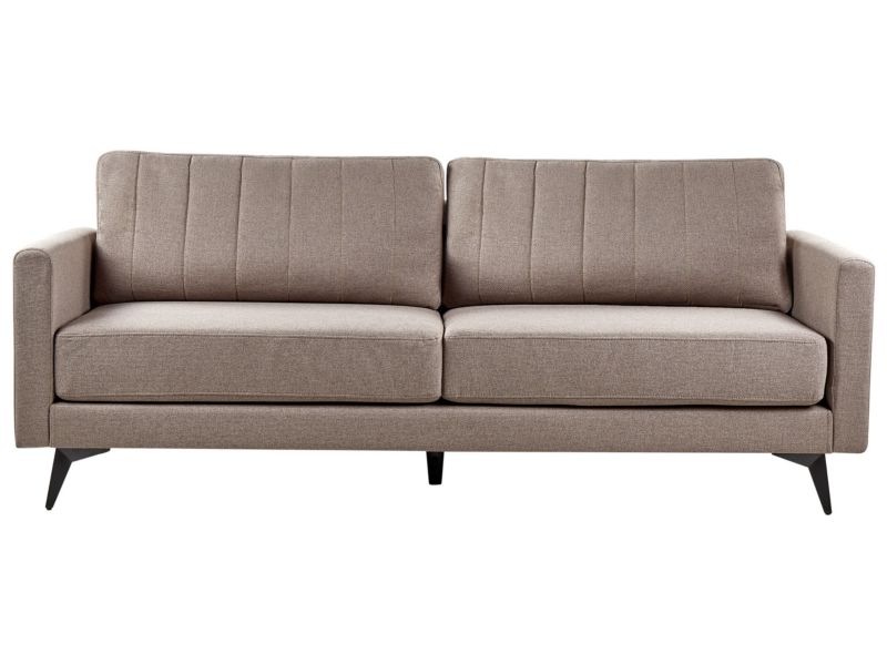 Sofa 3-osobowa jasnobrązowa Mala 1 szt.