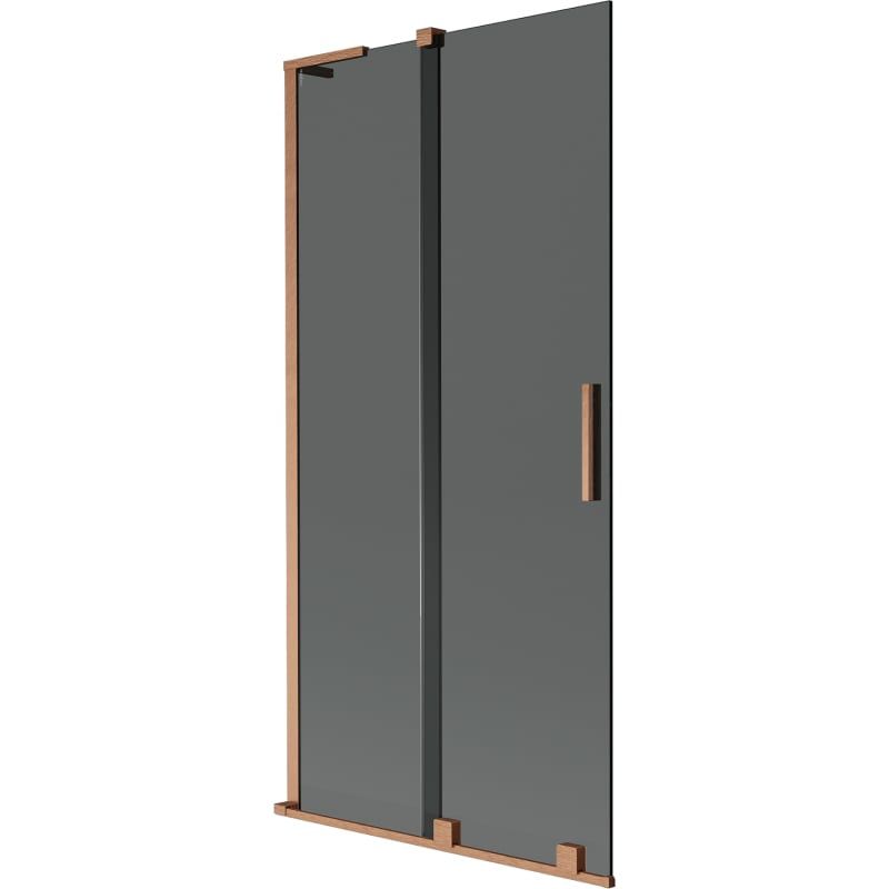 Parawan nawannowy rozsuwany Mexen Velar L grafit 95x150 cm 896-095-003-41-65 1 szt.