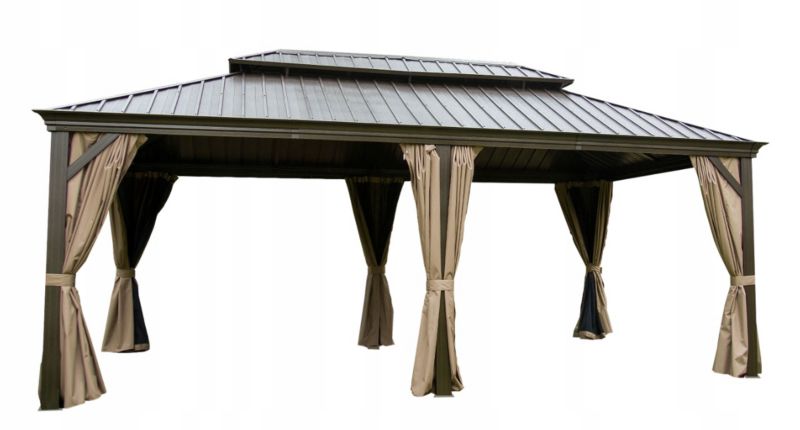 Pawilon ogrodowy Corciano Marajo 3.65x5.95m Altana Premium 1szt.