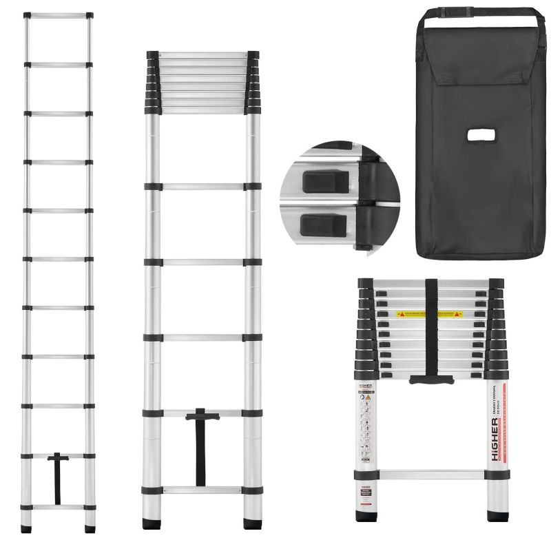 Drabina aluminiowa teleskopowa przystawna HIGHER 260 cm 1 szt