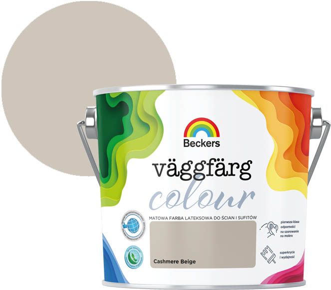 Farba kolorowa Beckers Vaggfarg Colour cashmere beige 2,5 l