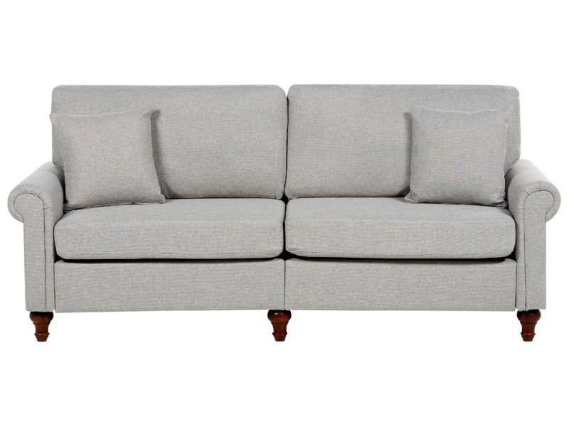 Sofa 3-osobowa jasnoszara Ginnerup 1 szt.