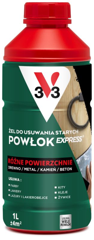 Środek do usuwania starych powłok farby V33 1 l