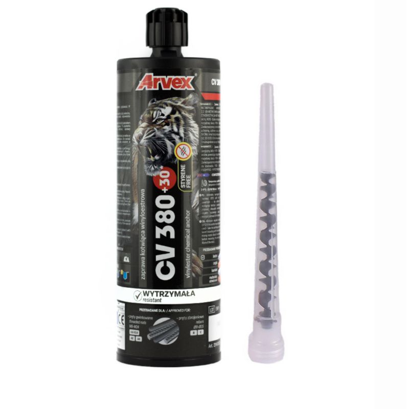 Kotwa Chemiczna ARVEX CV 380 + 30 ml zestaw 12szt.