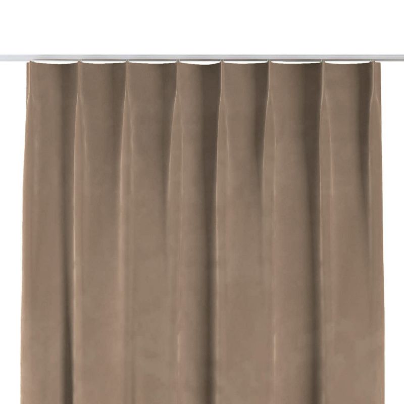 Zasłona na haczykach flex pojedynczych Dekoria 140x260 cm beżowy 1 szt.