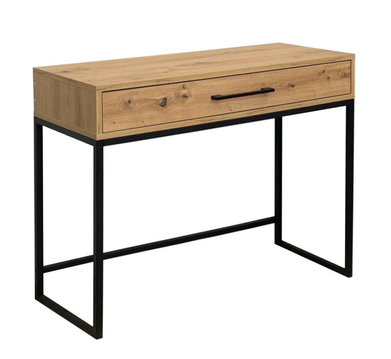 Toaletka z szufladą Bettso Tella 92 cm na metalowym stelażu dąb artisan 1szt.