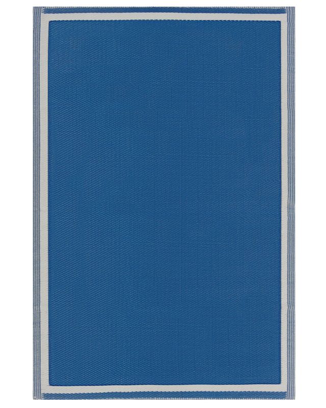 Dywan zewnętrzny 120 x 180 cm niebieski Etawah 1 szt.