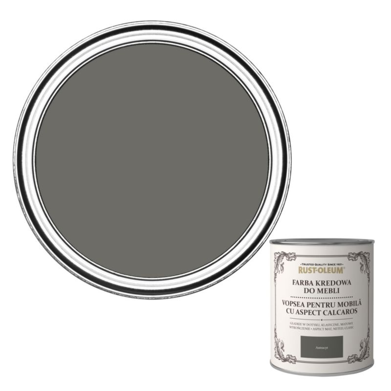 Farba kredowa do mebli Rust-Oleum antracyt 0,75 l