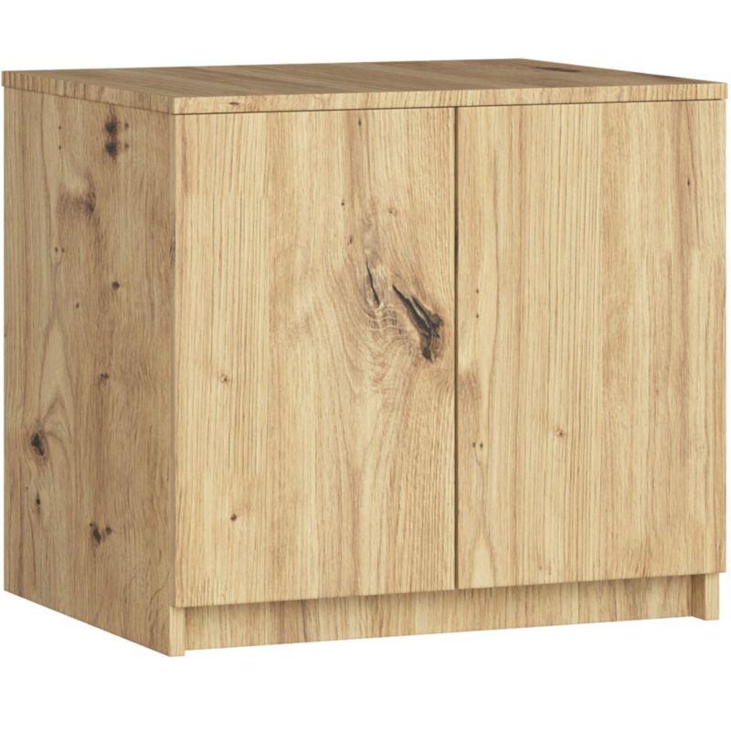 Nadstawka na szafę Akord S60 Dąb Artisan 60 cm 2 drzwi kolor Dąb Artisan mat 2 półki 60x51x55 cm 1 szt.