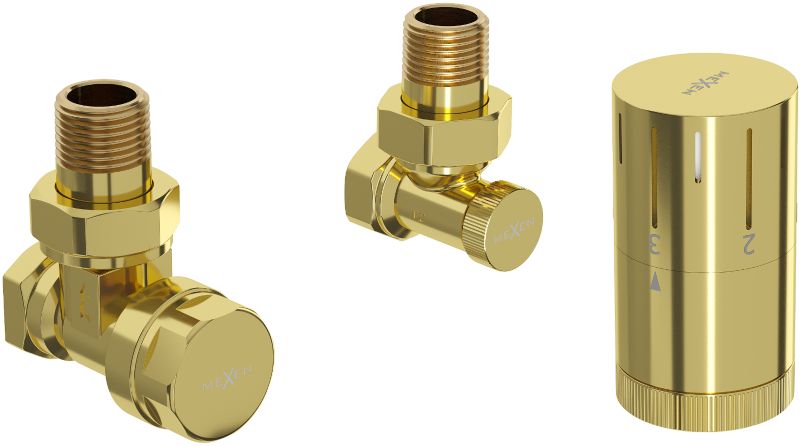 Zestaw termostatyczny kątowy Mexen G05 złoty W901-958-50 1 szt.