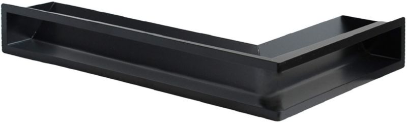 Kratka kominkowa NORDflam Aero czarna 380 x 580 x 90 mm