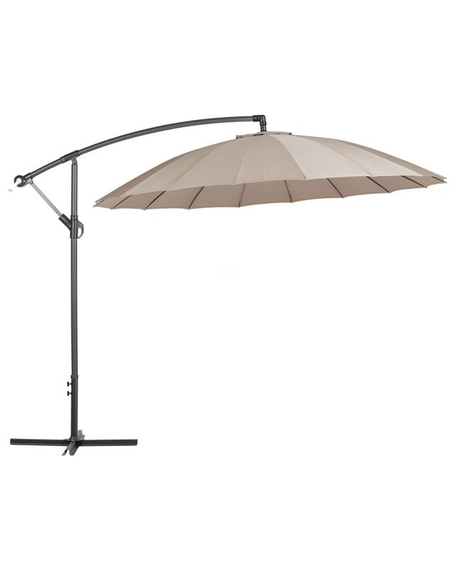 Parasol ogrodowy 268 cm piaskowy Calabria II 1 szt.