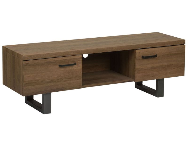 Szafka RTV Ciemne drewno Timber 1 szt.