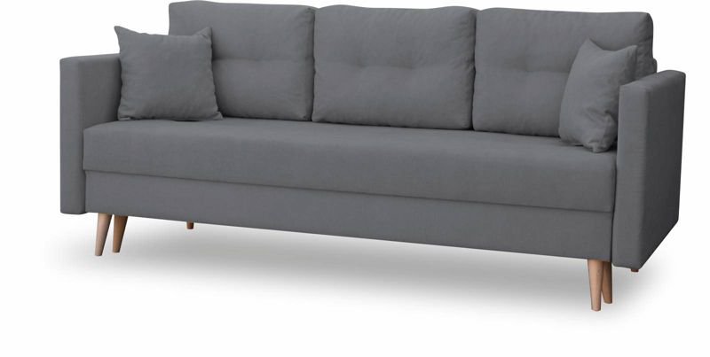Sofa rozkładana do salonu Bonni Lahti Grafitowa 1 szt.