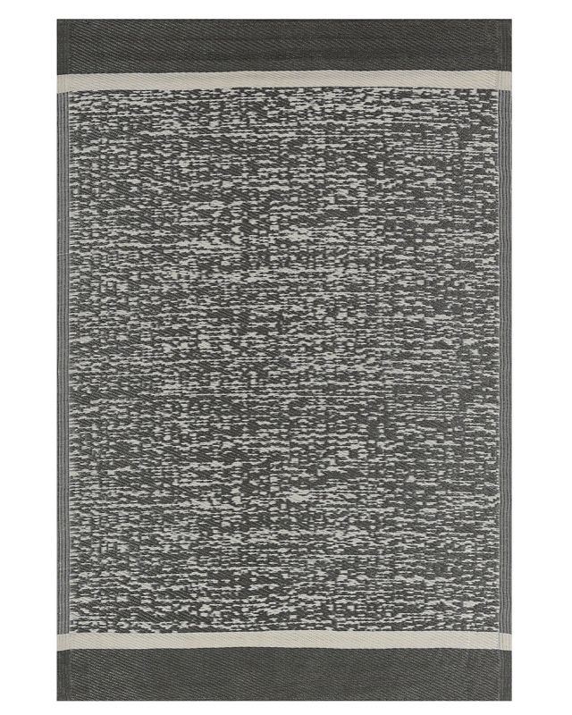 Dywan zewnętrzny 120 x 180 cm czarno-biały Ballari 1 szt.