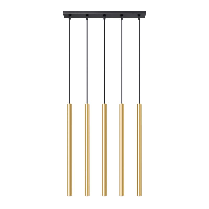 Lampa wisząca Sollux Lighting PASTELO 5L złoty połysk 1 szt.