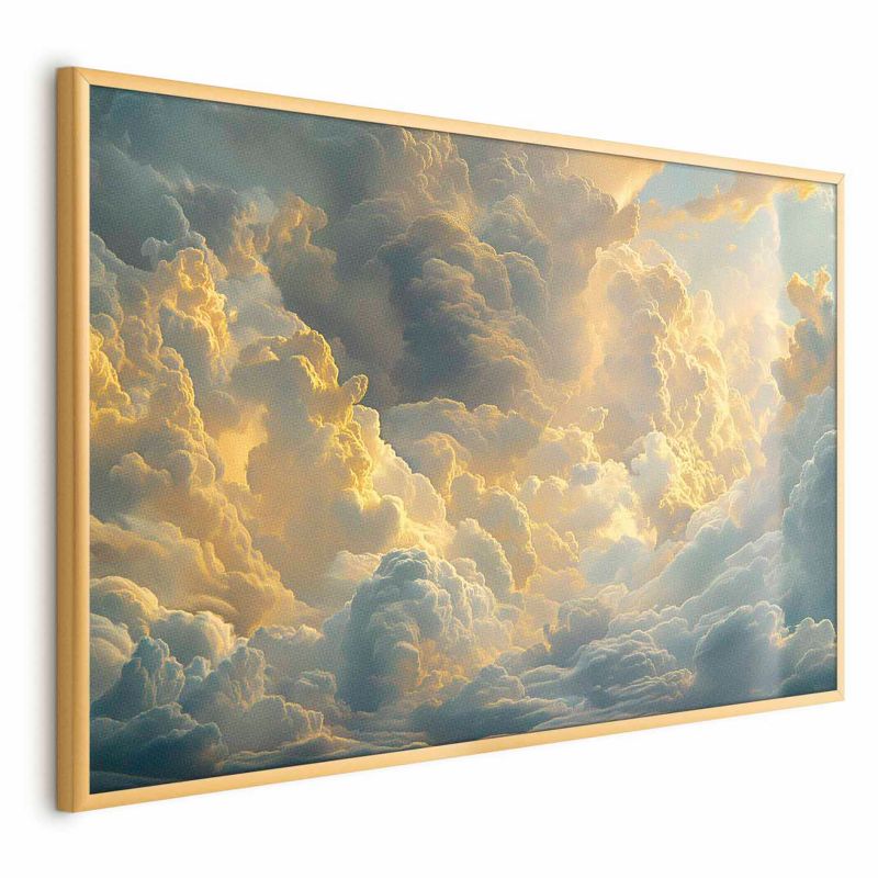 Plakat Artgeist Ostatnie tchnienie dnia 60x40 cm z ramą złotą 1 szt
