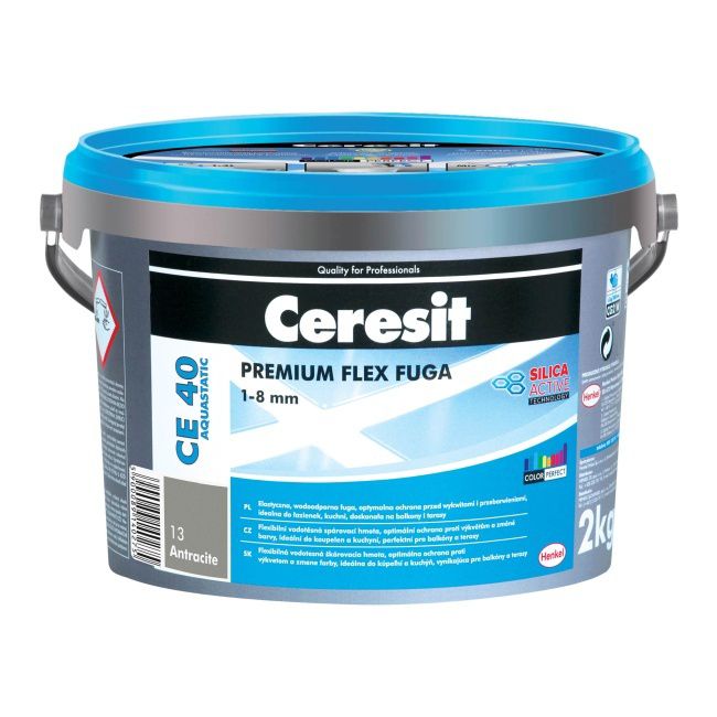 Fuga elastyczna Ceresit CE 40 Aquastatic antracyt 2 kg
