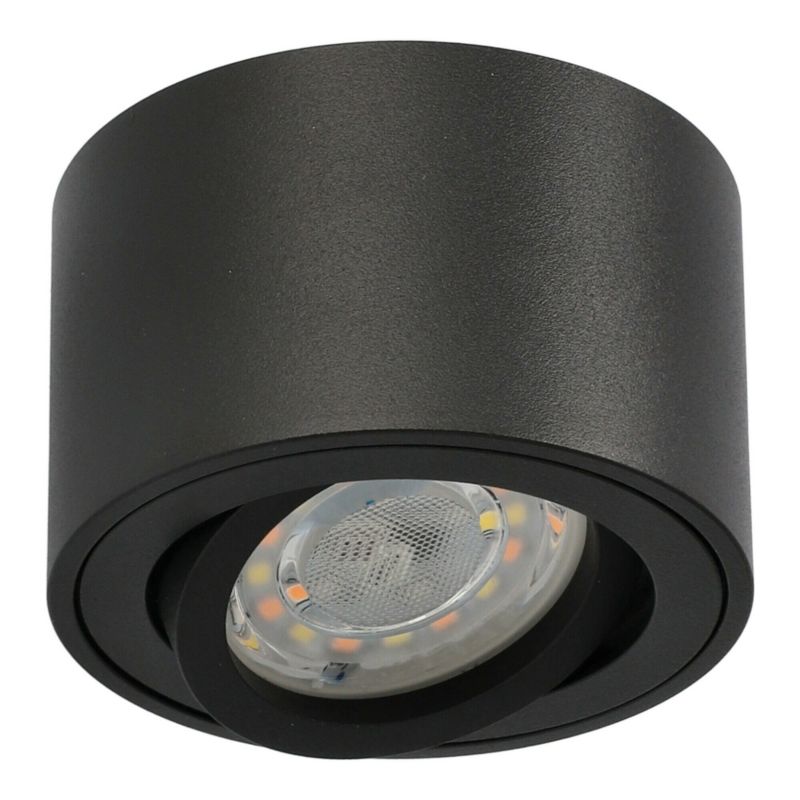 Punktowa oprawa Edo sufitowa natynkowa Zalda OV Black IP20, 220-240V, okrągła, czarna 1 szt.