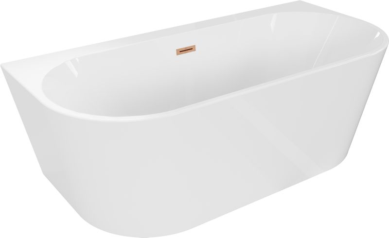 Wanna przyścienna Mexen Oval+ biała 170x80 cm 52681708000-651 szt.