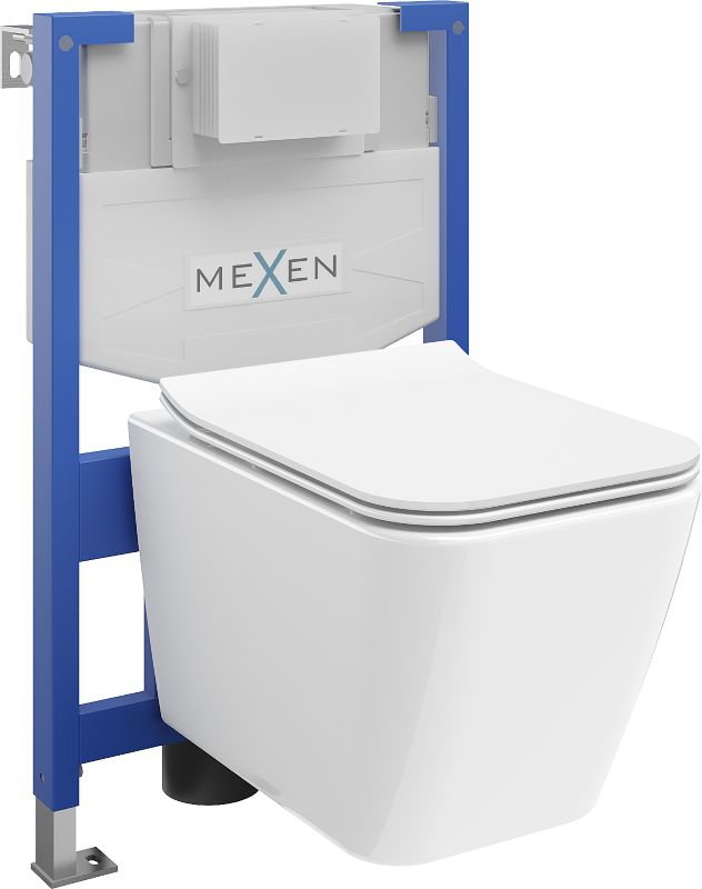 Zestaw podtynkowy WC Mexen Cube biały połysk 52x36x36 cm 1 szt.