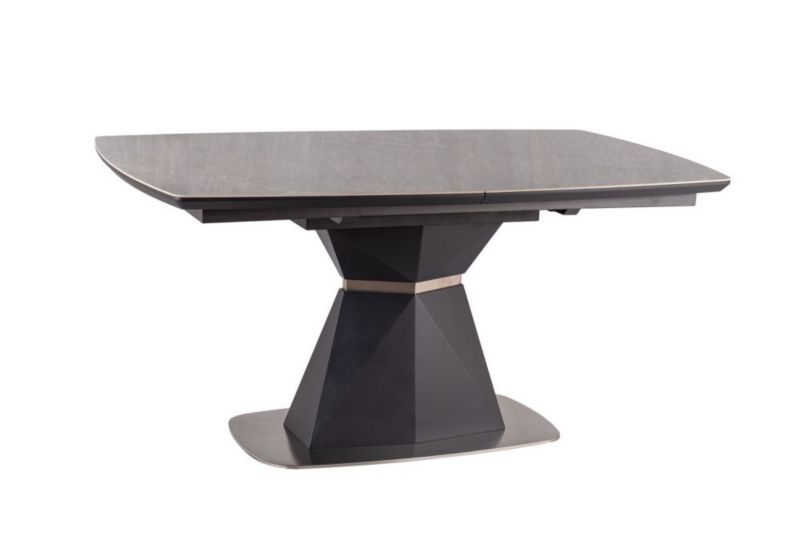 Stół Signal CORTEZ CERAMIC 160(210)x90 szary/czarny rozkładany 1 szt