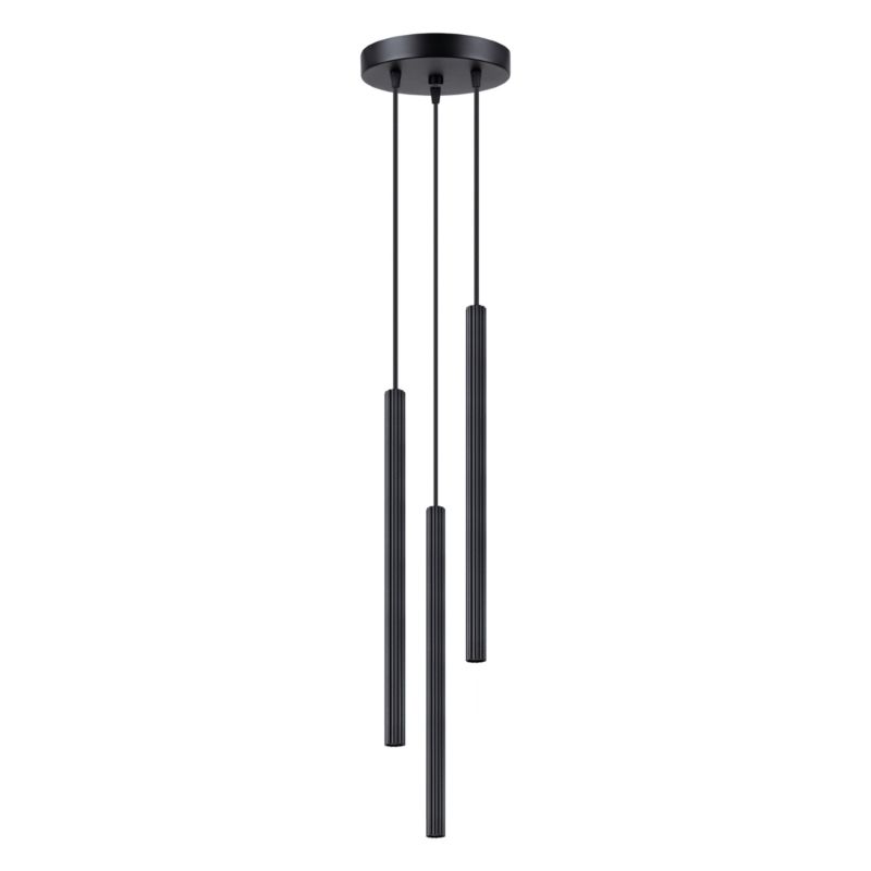 Lampa wisząca Sollux Lighting ARCHE 3P czarna 1 szt.