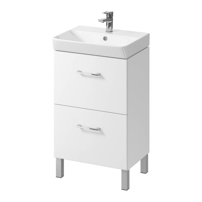Szafka pod umywalkę Cersanit Olivia Mille 50 cm biała