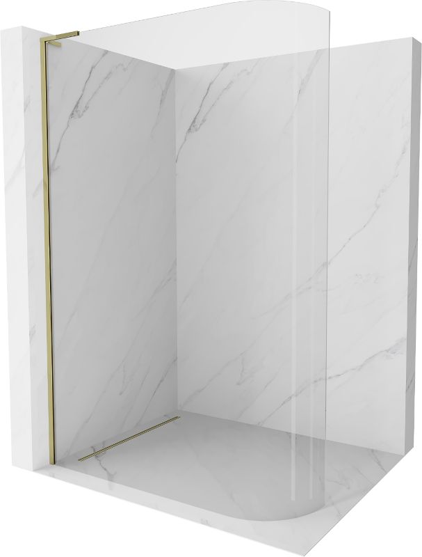 Ścianka prysznicowa Mexen Kioto L złota 100x200 cm 800-100-103-50-06 1 szt.