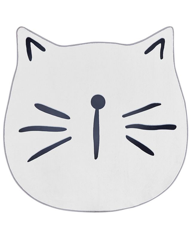 Dywan dziecięcy kot 100 cm biały Kitty 1 szt.