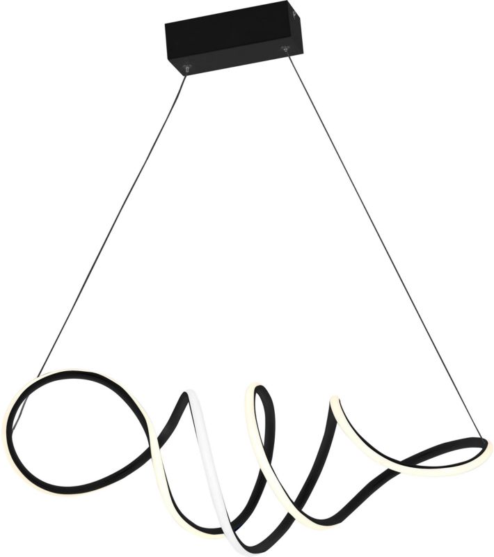 Lampa wisząca LED Loca 56 W czarna