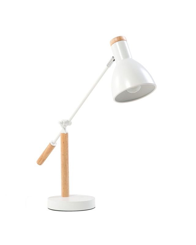 Lampa biurkowa Peckos Regulowana Metal Biały 1 szt.