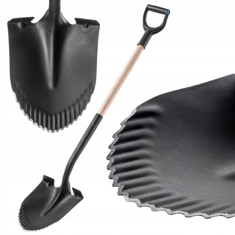 Łopata KADAX Szpadel Ostry 130cm metalowy Ogrodowy Solidny Ergonomiczny 1szt.
