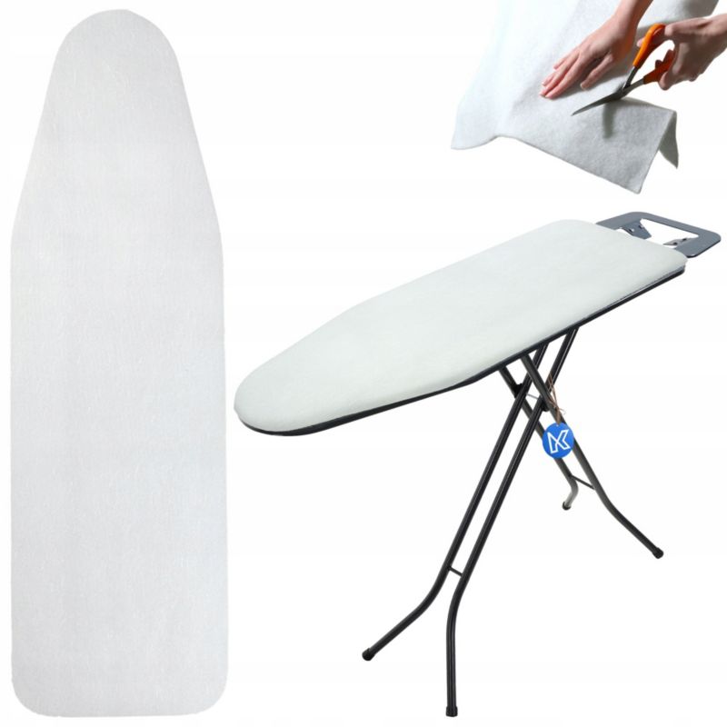 Podkład Na Deskę Do Prasowania KADAX Filc Pod Pokrowiec Z Filcu 120x40cm Szary 1 szt.