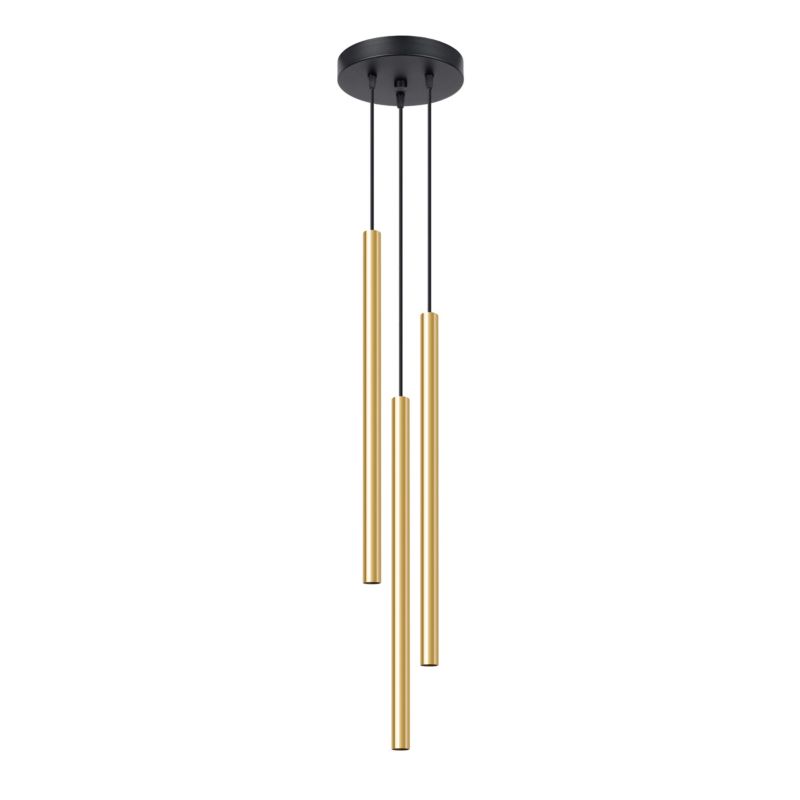 Lampa wisząca Sollux Lighting PASTELO 3P złoty połysk 1 szt.