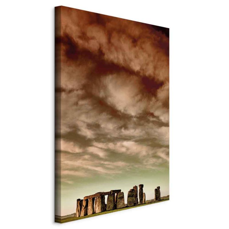 Obraz Artgeist Chmury nad Stonehenge 60 x 90 cm flizelina 1 szt