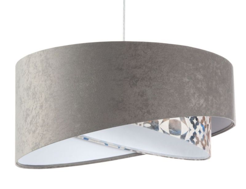 Lampa Bps Koncept wisząca ASHES szara/biała 1 szt