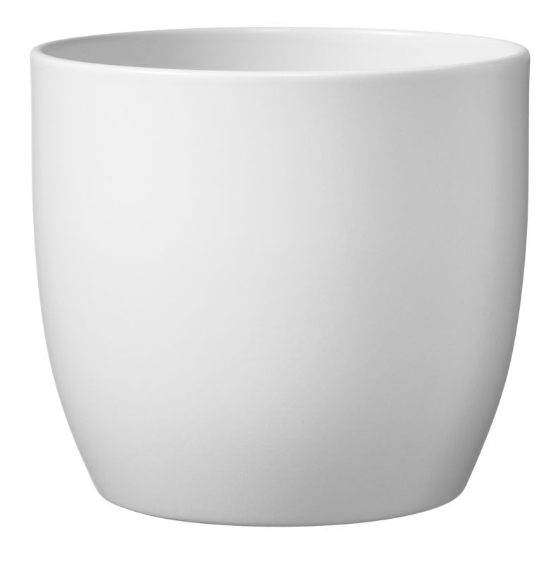 Doniczka ceramiczna GoodHome 19 cm biała