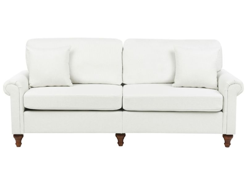 Sofa 3-osobowa biała Ginnerup 1 szt.