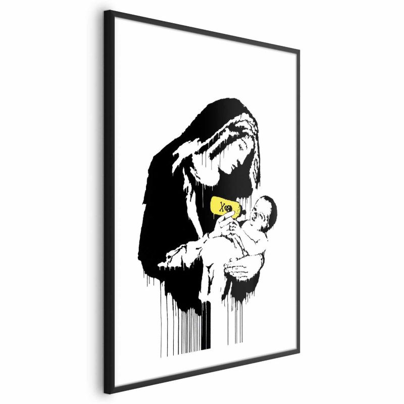 Plakat Artgeist Karmiąca matka 21x30 cm z ramą czarną 1 szt