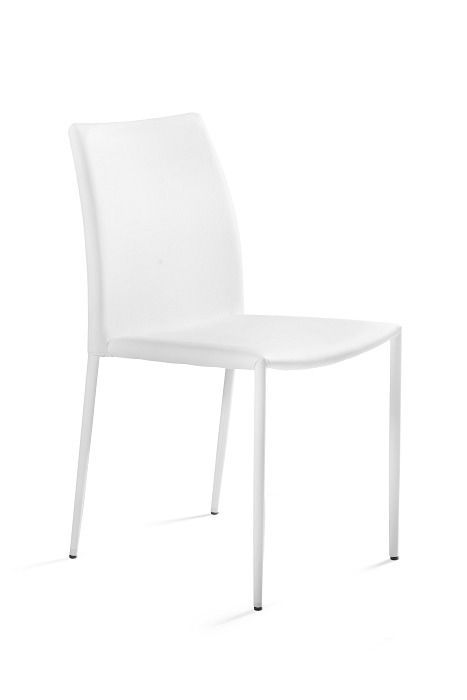 Krzesło Unique DESIGN białe ekoskóra 1 szt