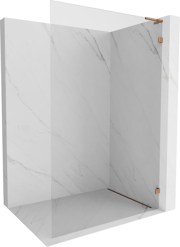 Ścianka prysznicowa Mexen Lunar L różowe złoto 80x200 cm 830L-080-000-60-00-P 1 szt.