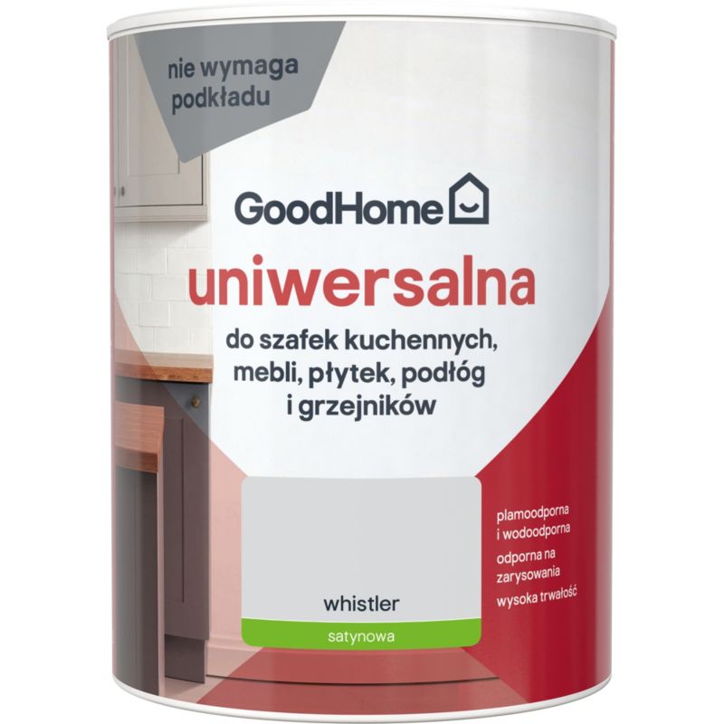 Farba uniwersalna GoodHome Reno whistler satyna 0,75 l