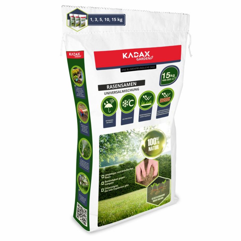 Trawa KADAX Uniwersalna Trawnik Samozagęszczająca 15 kg 1szt.