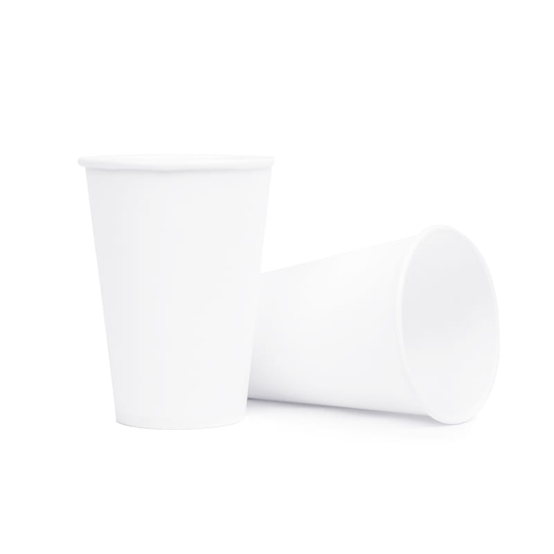 Ekologiczne kubki papierowe 100 sztuk do zimnych i gorących napojów, kubek ekologiczny 200 ml.