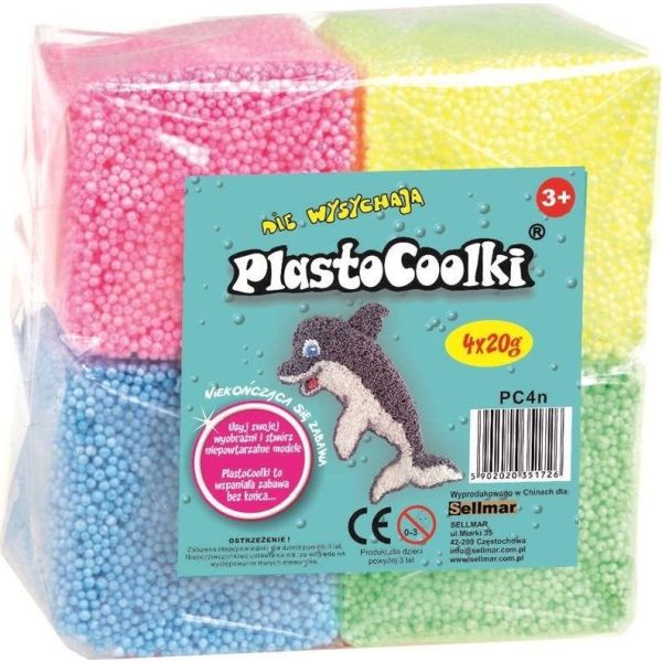 PLASTOCOOLKI 4 KOLORY 20G @